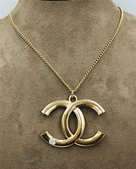 chanel logo necklace cheap|chanel necklace price list.